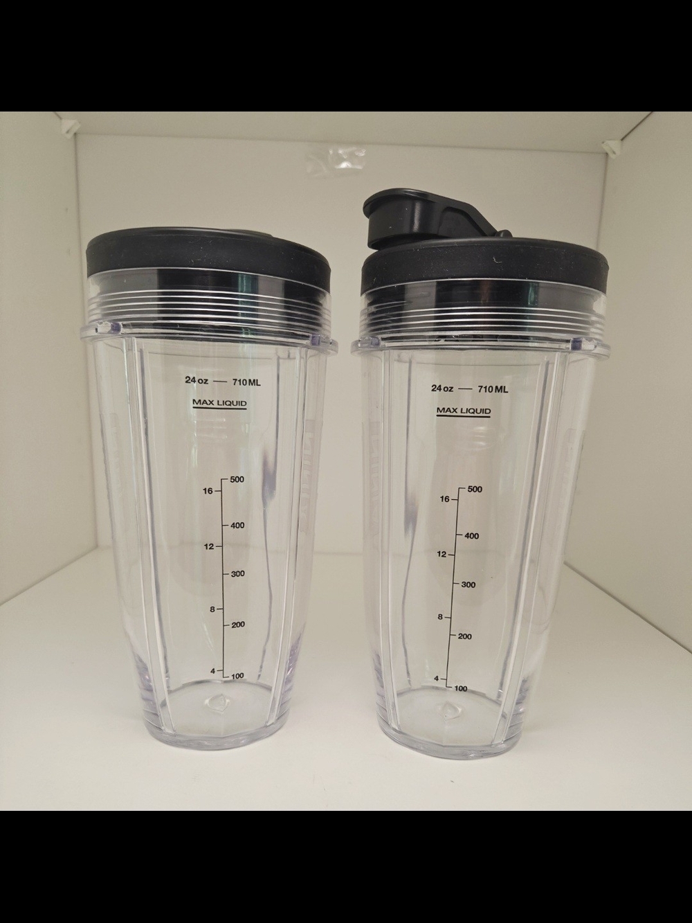 Replacement 24 oz Nutri Ninja Blender Cup with Sip & Seal Lids (2 Pack)